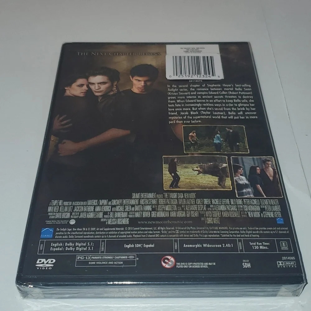 The Twilight Saga DVD Bundle Twilight, New Moon and Eclipse.  NWT Lot of 3 - Picture 6 of 7